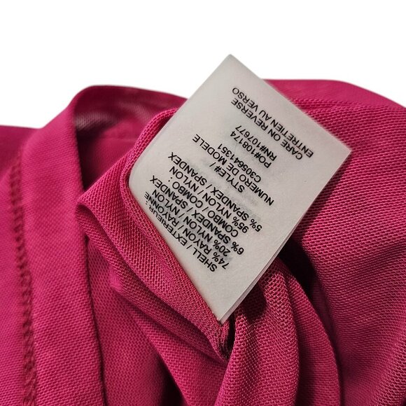 Alice + Olivia Peplum Bodycon V-Back Dress, Lined, Zip Up, Stretch, Party,Size 8 - Picture 7 of 7